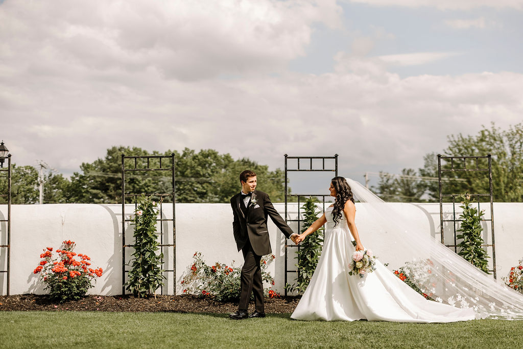 Normandy Farm silos garden wedding photographer Blue Bell Pennsylvania
