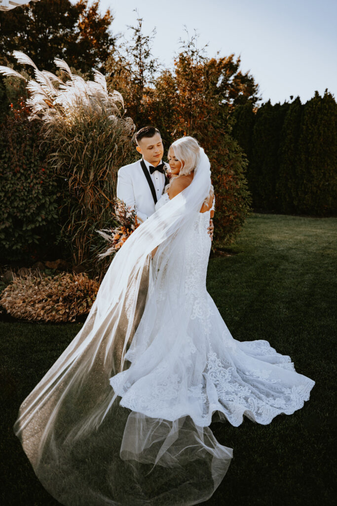 Normandy Farm silos garden portrait wedding photographer Blue Bell Pennsylvania